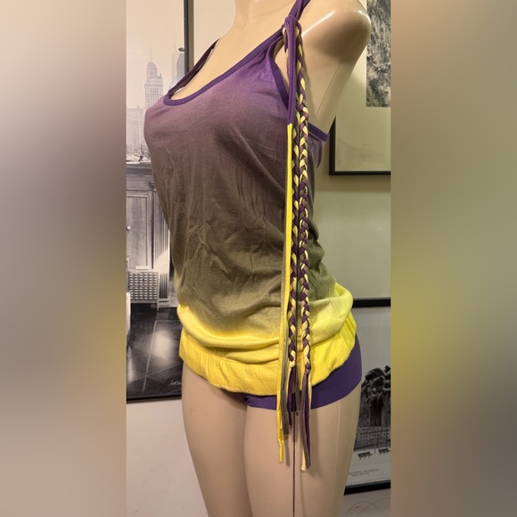 Sample Piece Gradient Racerback Tank Top. - Picture 2 of 6